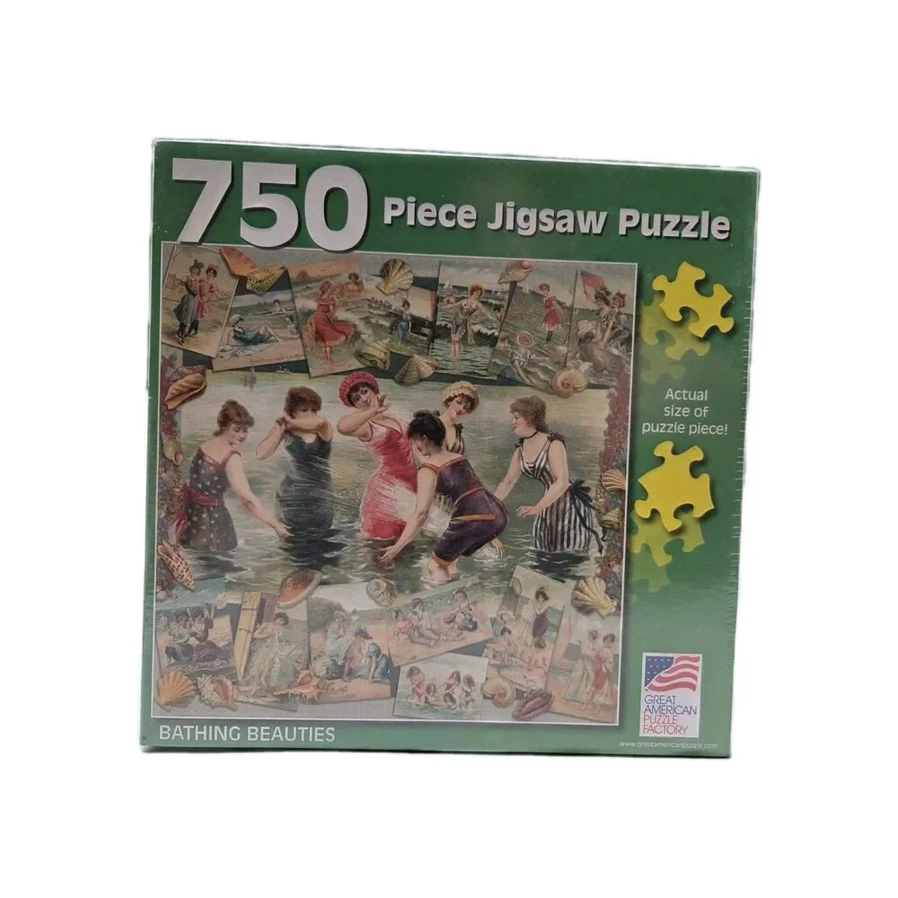 Great American Puzzle Factory Bathing Beauties 750 Pieces New Sealed